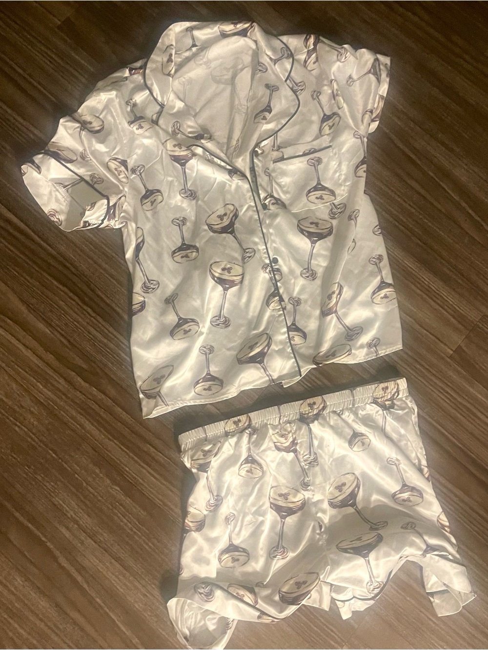 Silky Espresso Martini Pajama Set